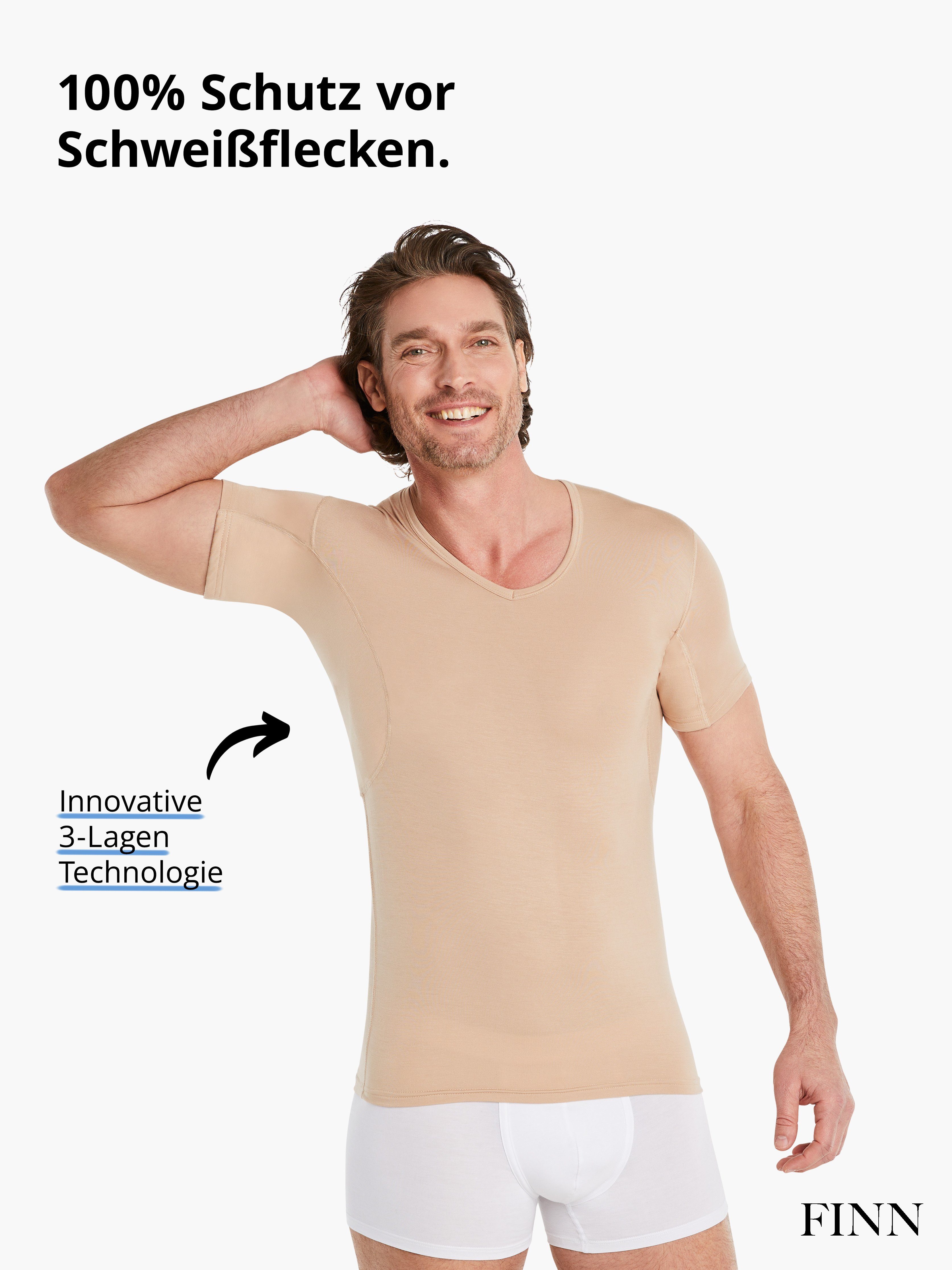 FINN Design Unterhemd Anti-Schweiß Shirt Herren günstig online kaufen