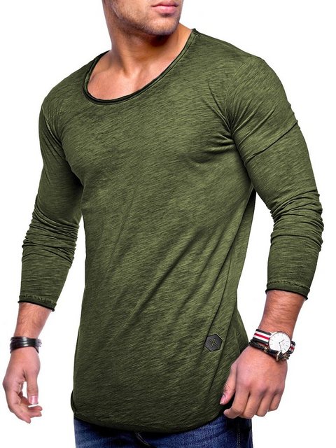 behype Langarmshirt "Dust L/S", mit weitem Halsausschnitt günstig online kaufen