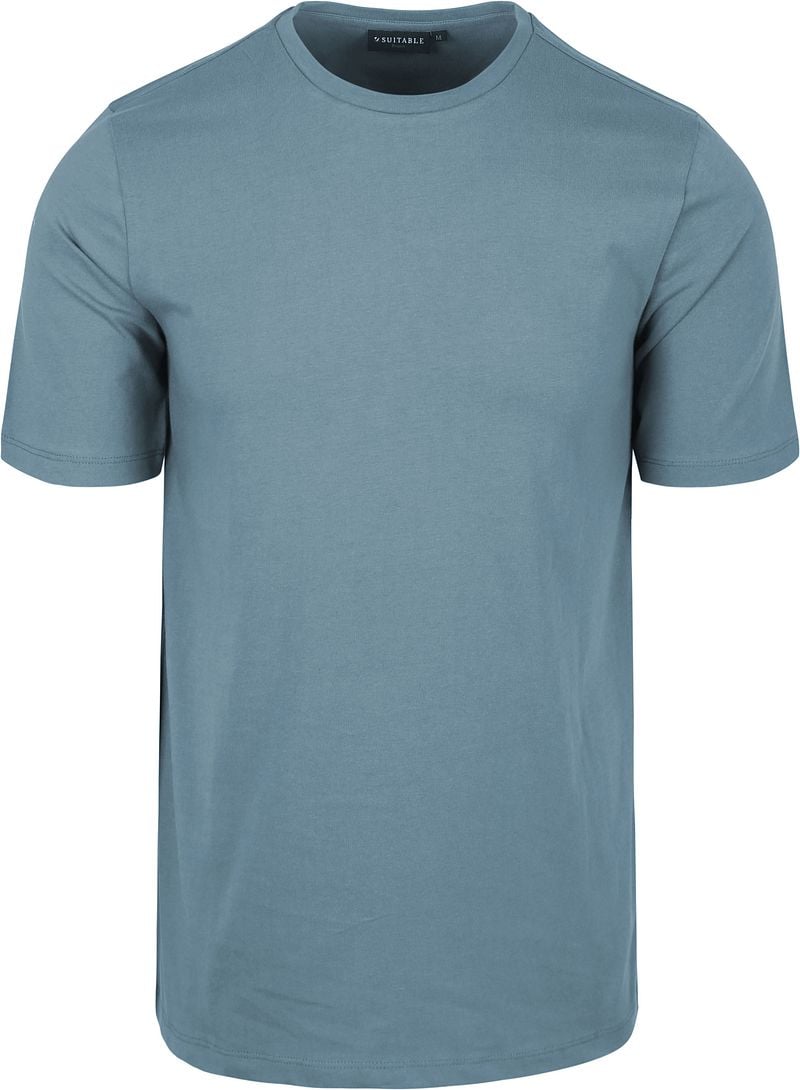 Suitable Respect T-shirt Jim Steel Blau - Größe L günstig online kaufen