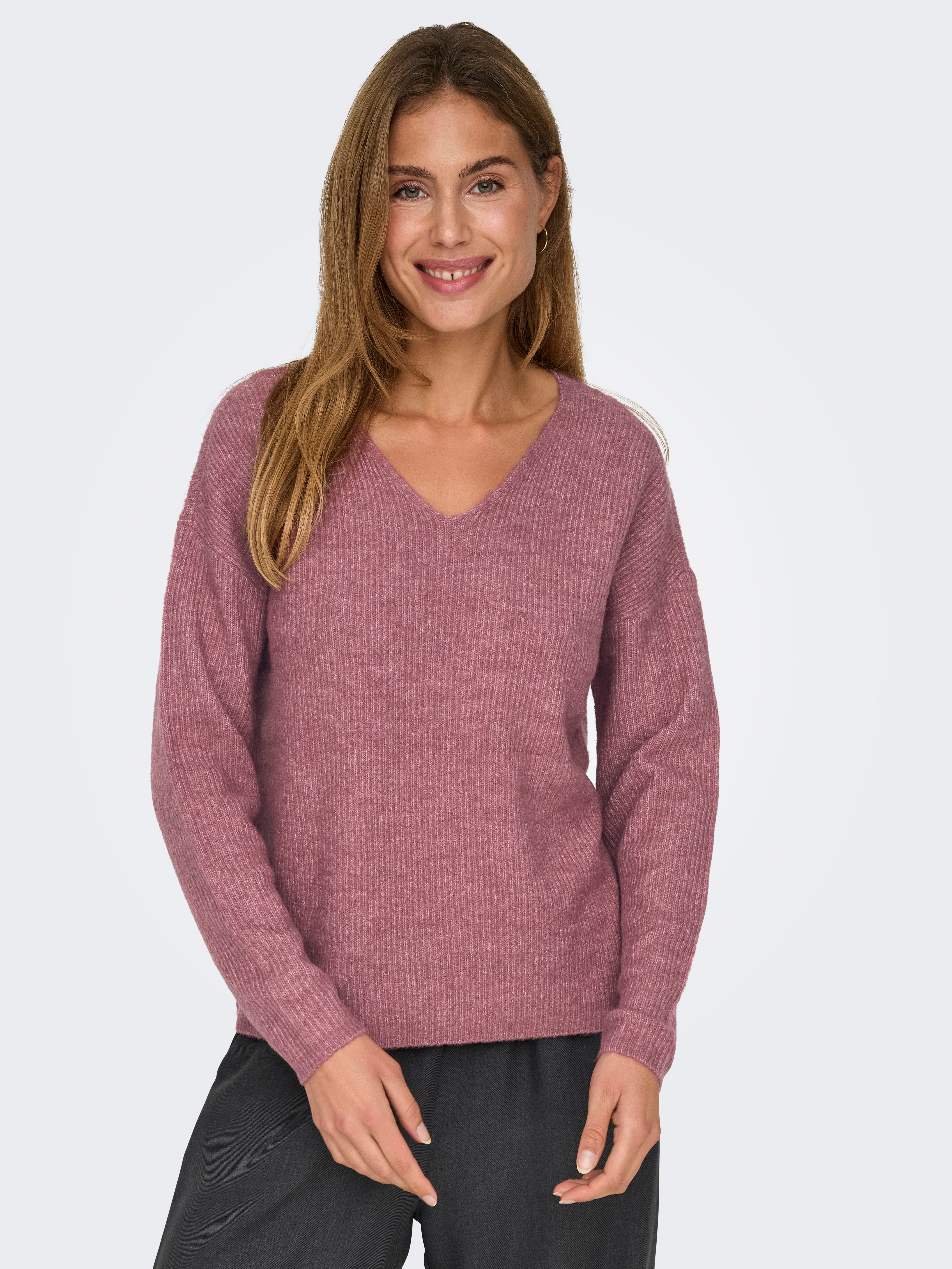 ONLY V-Ausschnitt-Pullover "ONLCAMILLA V-NECK L/S PULLOVER KNT NOOS" günstig online kaufen