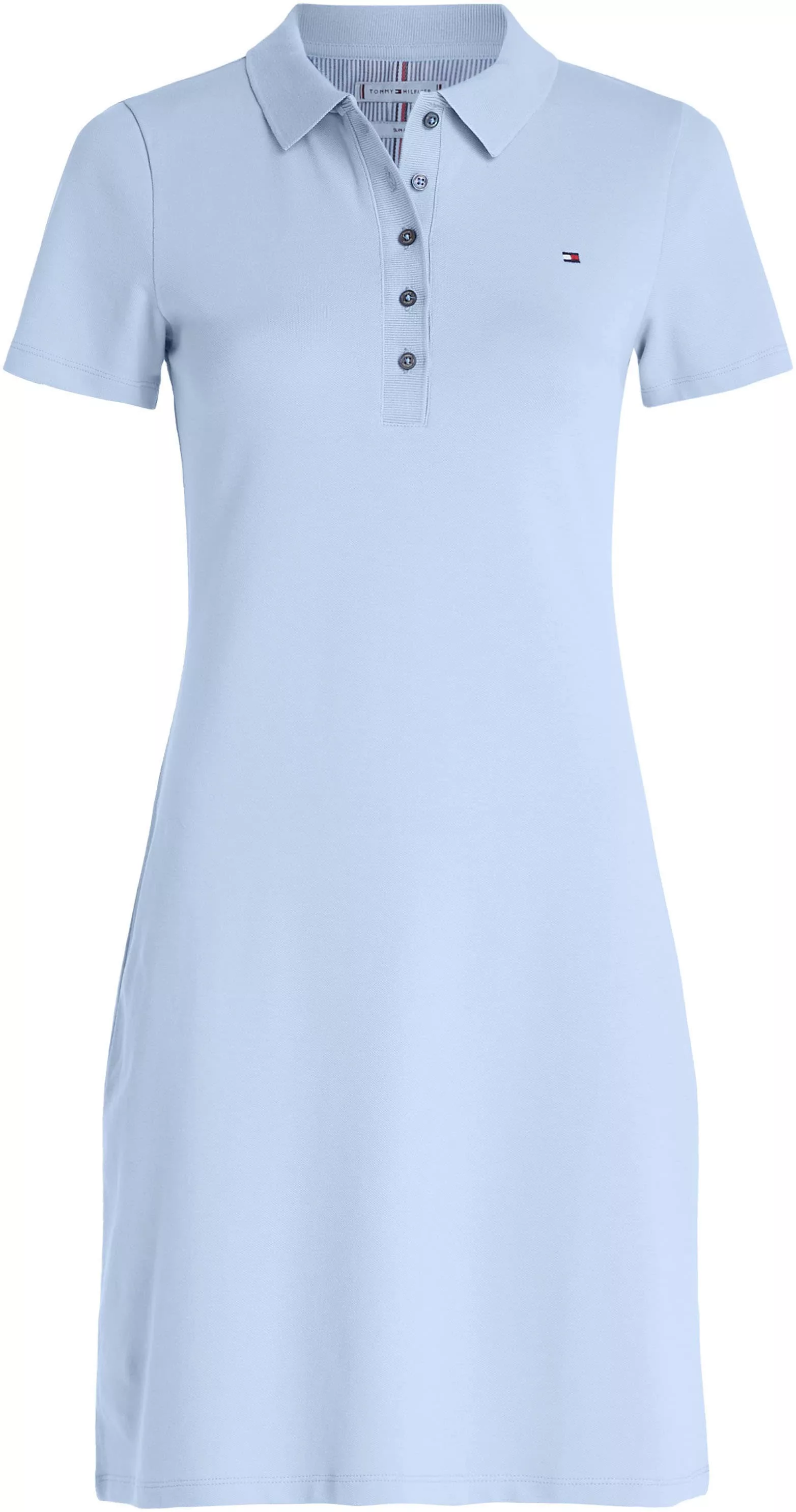 Tommy Hilfiger Polokleid "1985 SLIM PIQUE POLO DRESS SS", mit Logostickerei günstig online kaufen