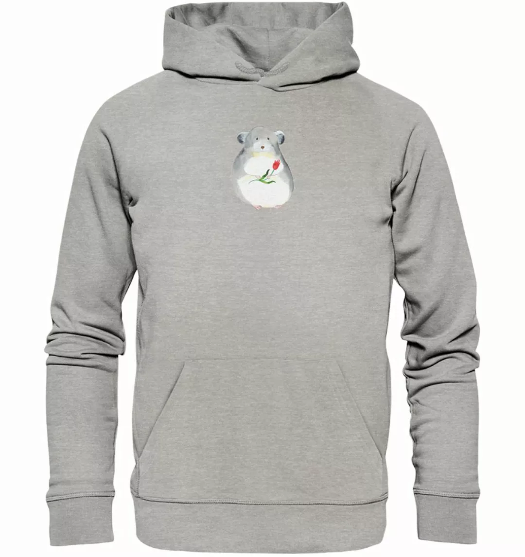 Mr. & Mrs. Panda Hoodie Chinchilla Blume Größe XXL - Heather Grey - Geschen günstig online kaufen