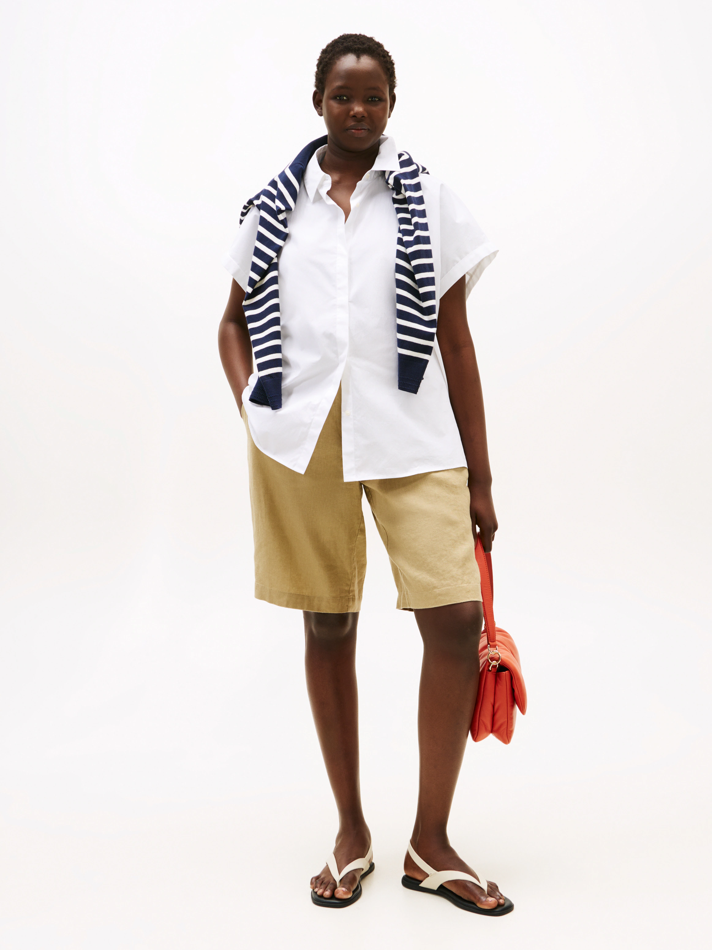 Tommy Hilfiger Curve Kurzarmbluse "CRV POPLIN SLEEVELESS RLXD SHIRT" günstig online kaufen
