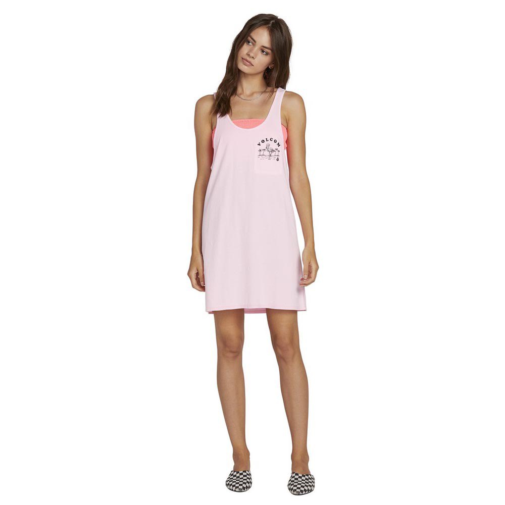 Volcom Neon And On Kurzes Kleid S Neon Pink günstig online kaufen