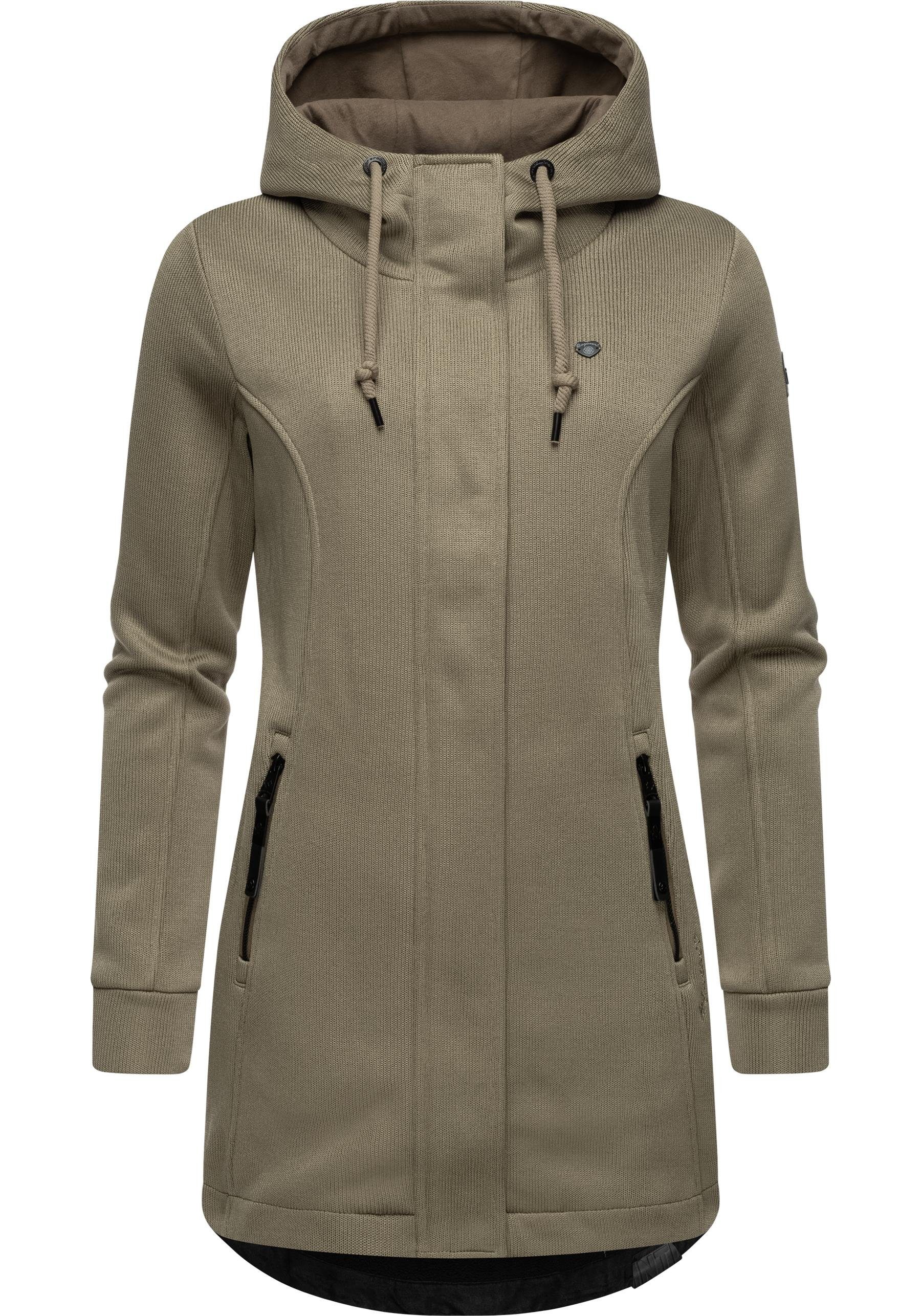 Ragwear Kapuzensweatjacke Letti Bonded Sportliche Kapuzenjacke günstig online kaufen