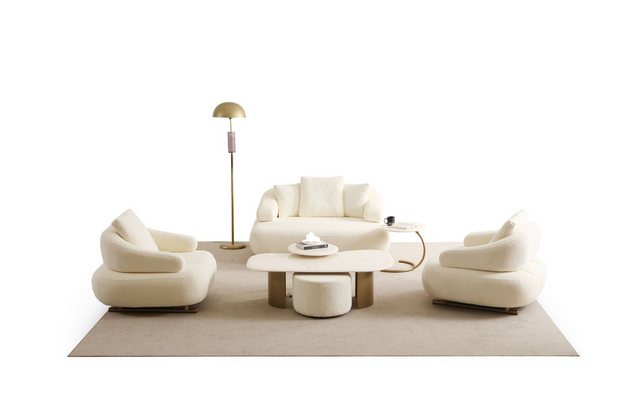 Nobelaa Sofa Sitzgruppe/Sofa Set - Wohnzimmergarnitur "Amaryllis" 2+1+1 - B günstig online kaufen