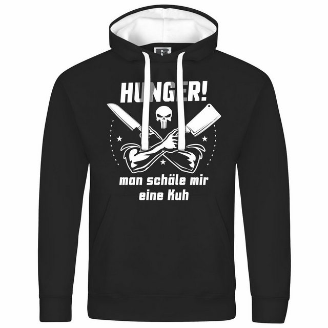 deinshirt Kapuzenpullover Herren Kapuzenpullover HUNGER Man schäle mir eine günstig online kaufen