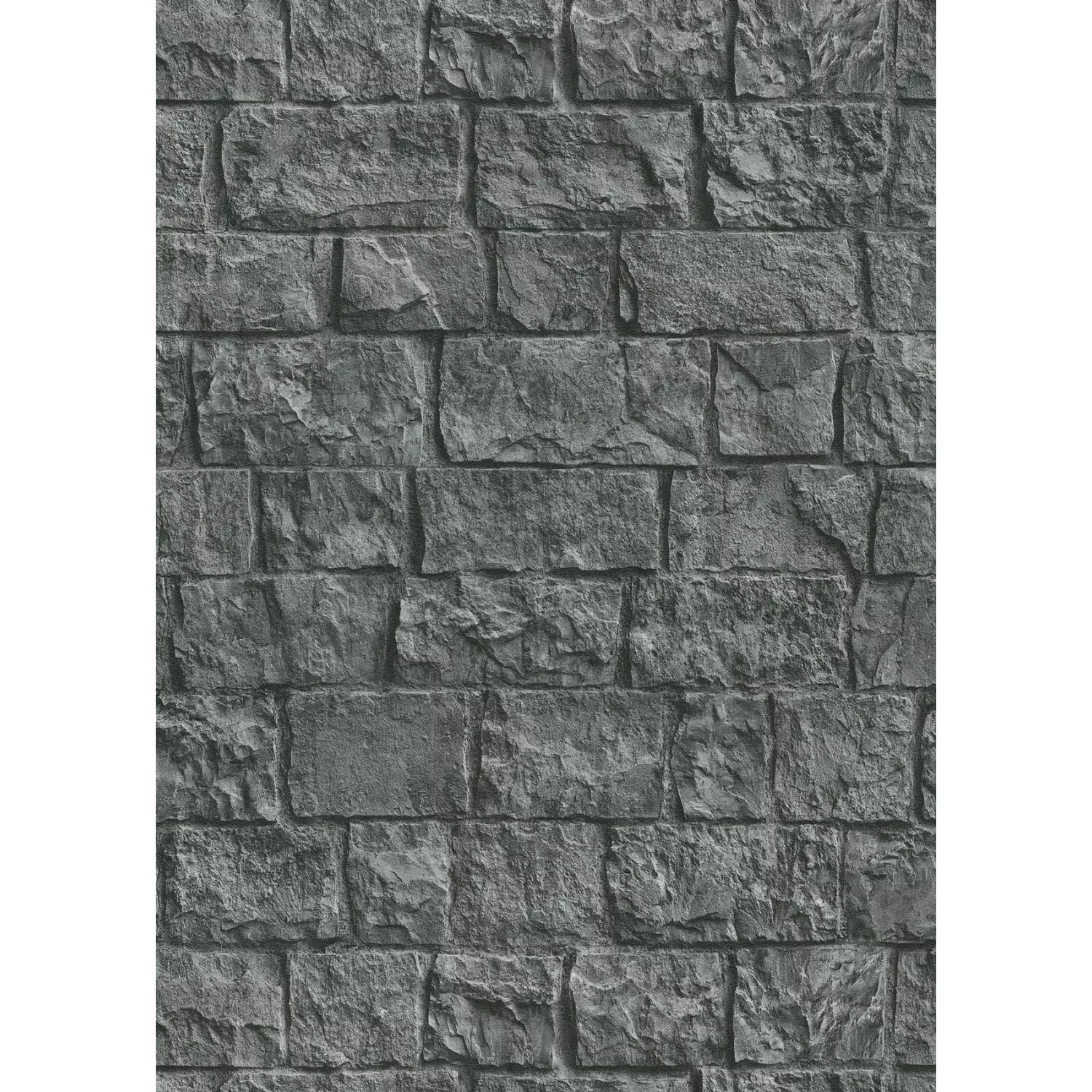 Erismann Vliestapete Stones Groß 10,05 m x 0,53 m Dunkelgrau günstig online kaufen