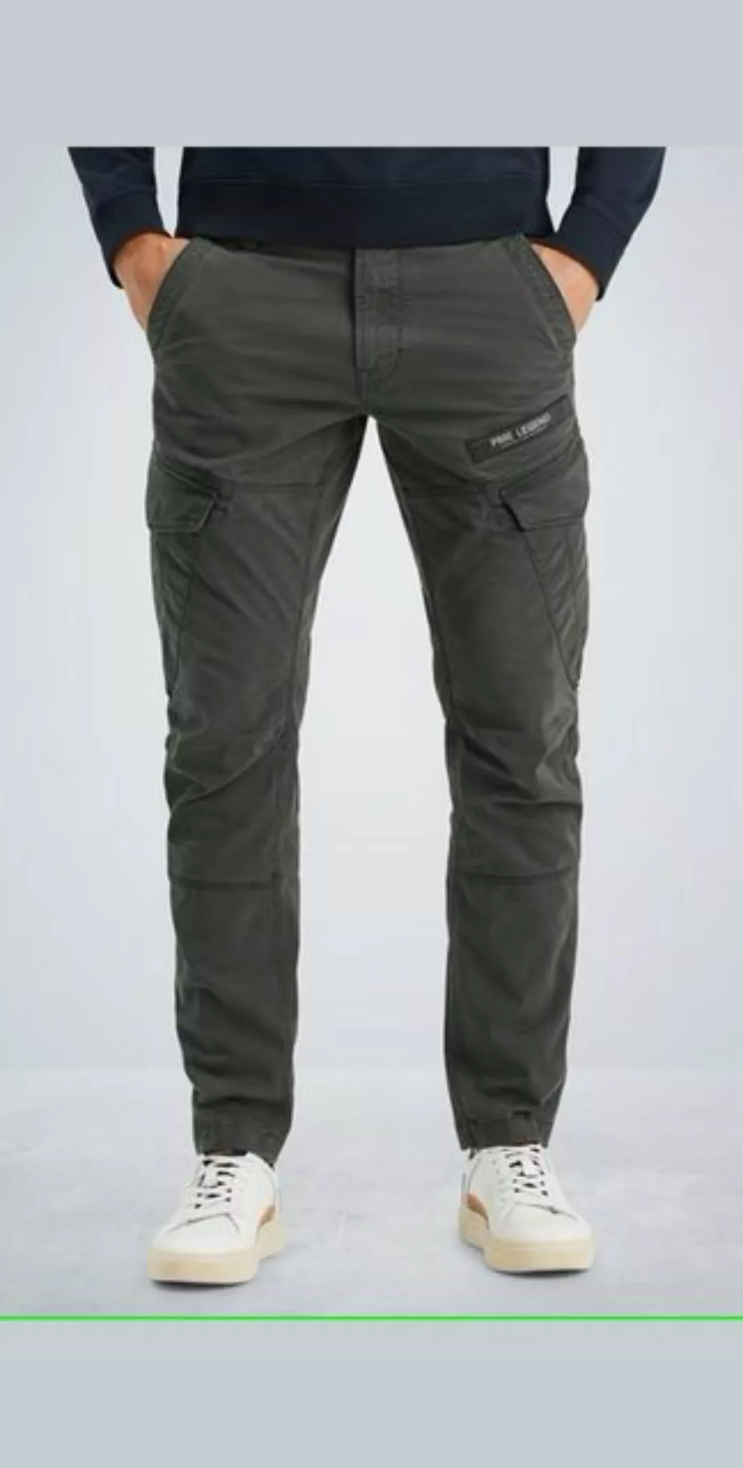 PME LEGEND Cargohose - Cargohose Slim Fit - herbstliche Stoffhose einfarbig günstig online kaufen