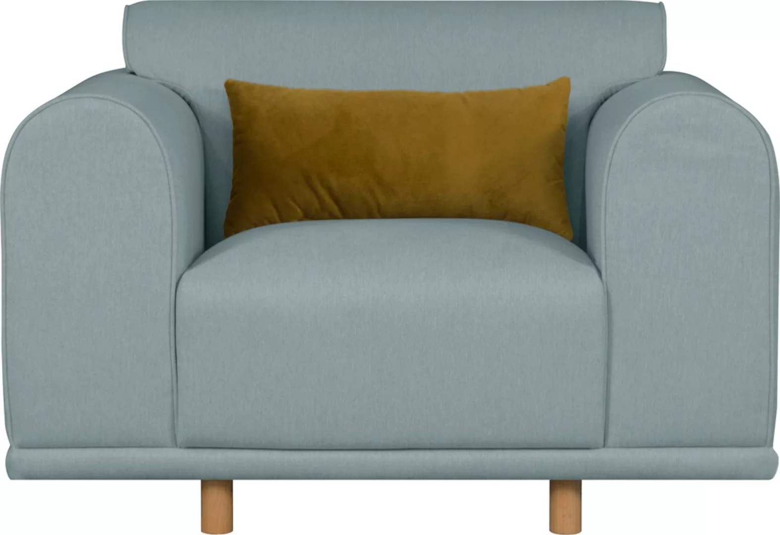 andas Loveseat »Maroon«, in skandinavischem Design, mit losem Kissen günstig online kaufen