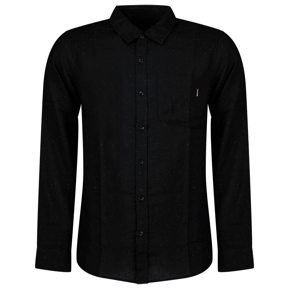 Hurley Organic Portland Neppy Flannel Flannel Langarm-shirt M Black günstig online kaufen