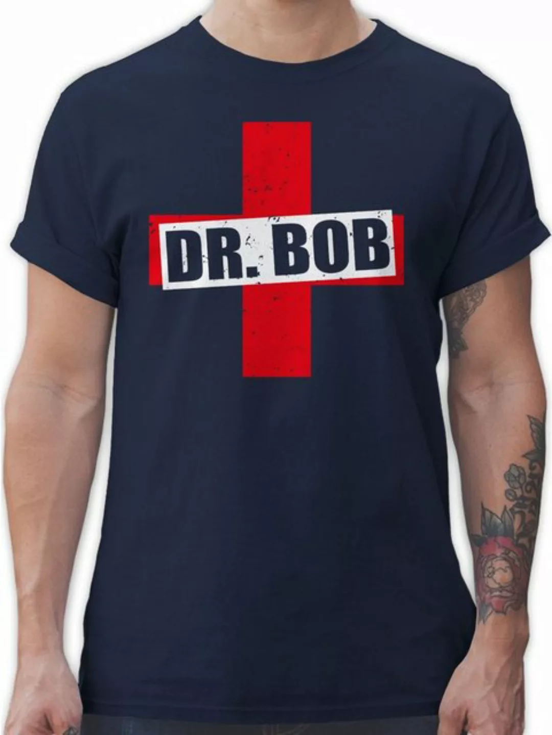 Shirtracer T-Shirt Dr. Bob Kostüm Kreuz Karneval Outfit günstig online kaufen