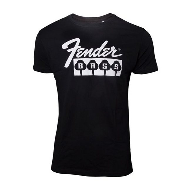 Fender Print-Shirt Fender T-Shirt BASS schwarz oder weiß S L XL günstig online kaufen