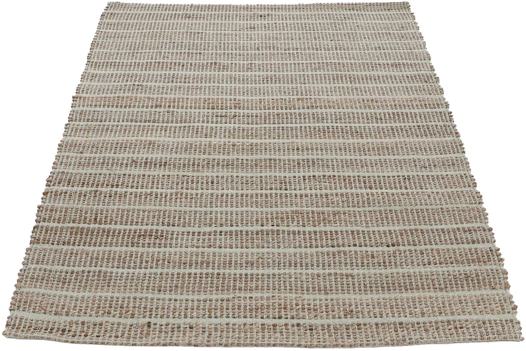 carpetfine Teppich »Lara«, rechteckig, 6 mm Höhe, Wendeteppich aus Jute/Bau günstig online kaufen