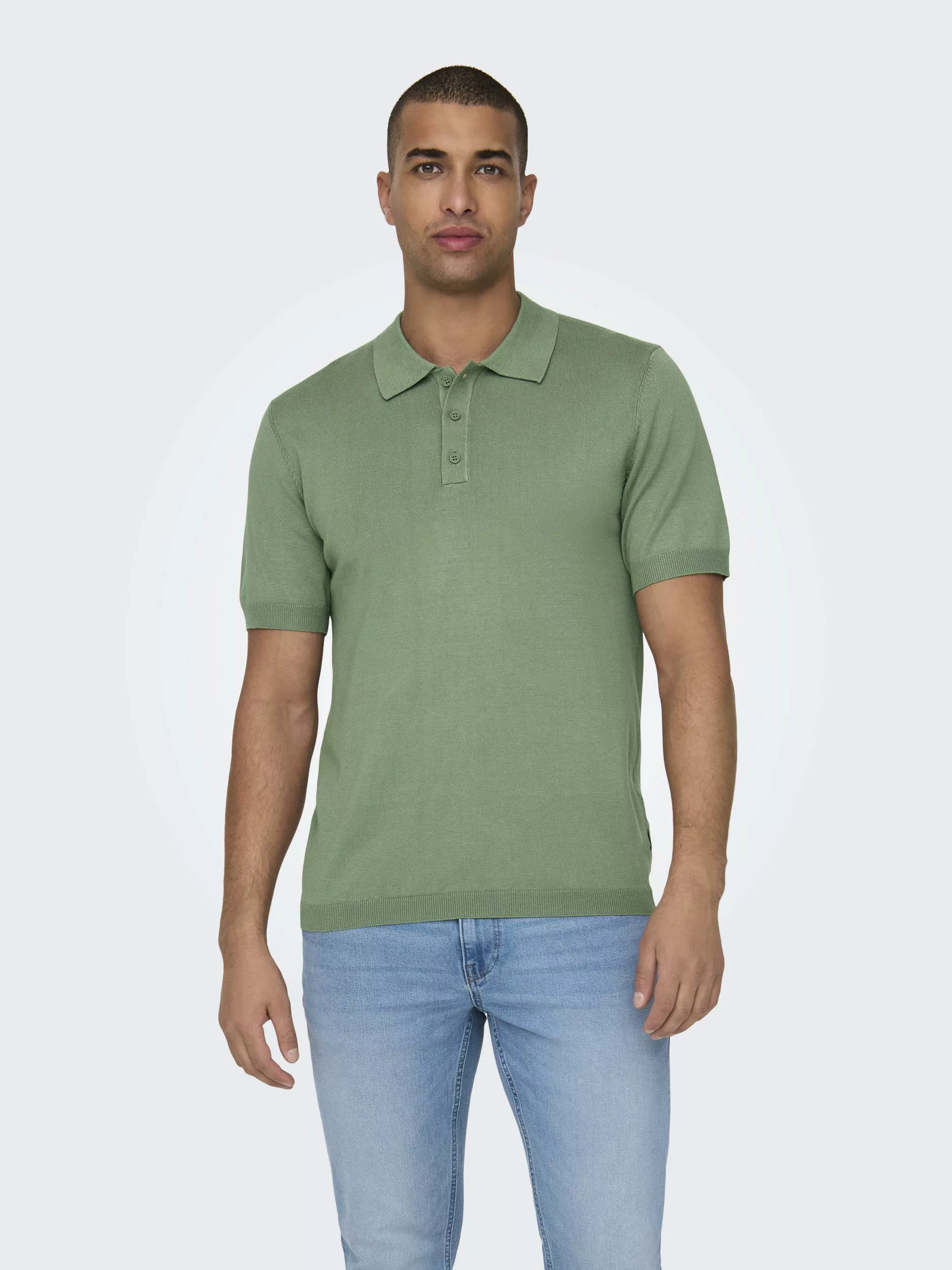 ONLY & SONS Poloshirt ONSWYLER LIFE REG 14 SS POLO KNIT NOOS günstig online kaufen