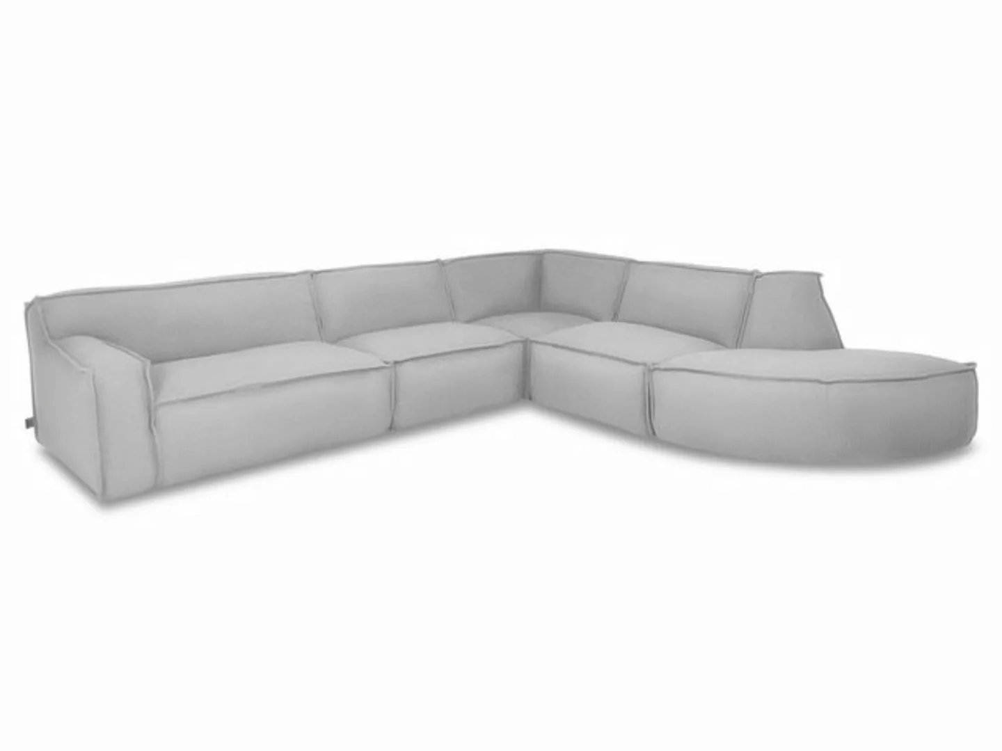 SANSIBAR Living Polsterecke Polsterecke SANSIBAR RANTUM BB 343x308 cm grau günstig online kaufen