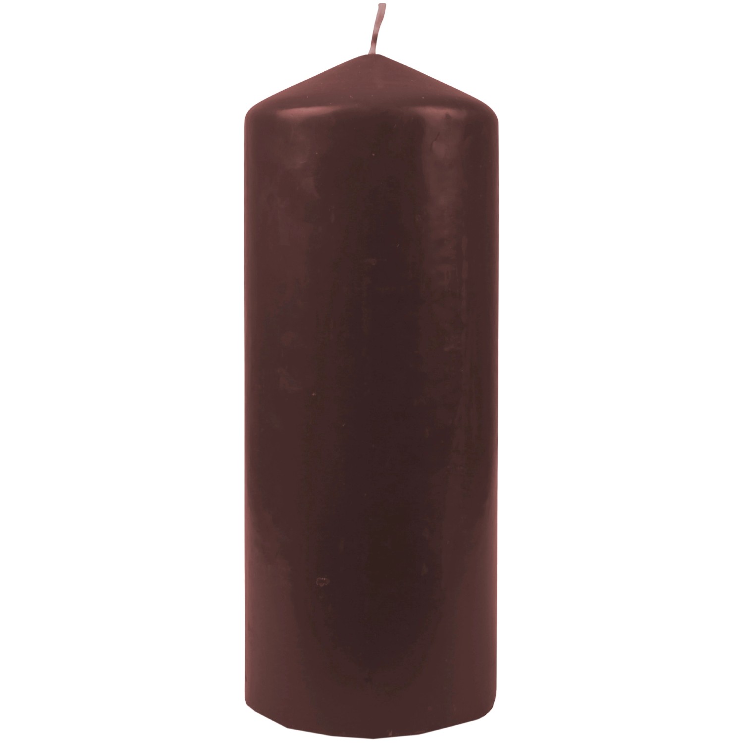 HS Candle Stumpenkerzen Ø6cm Braun günstig online kaufen