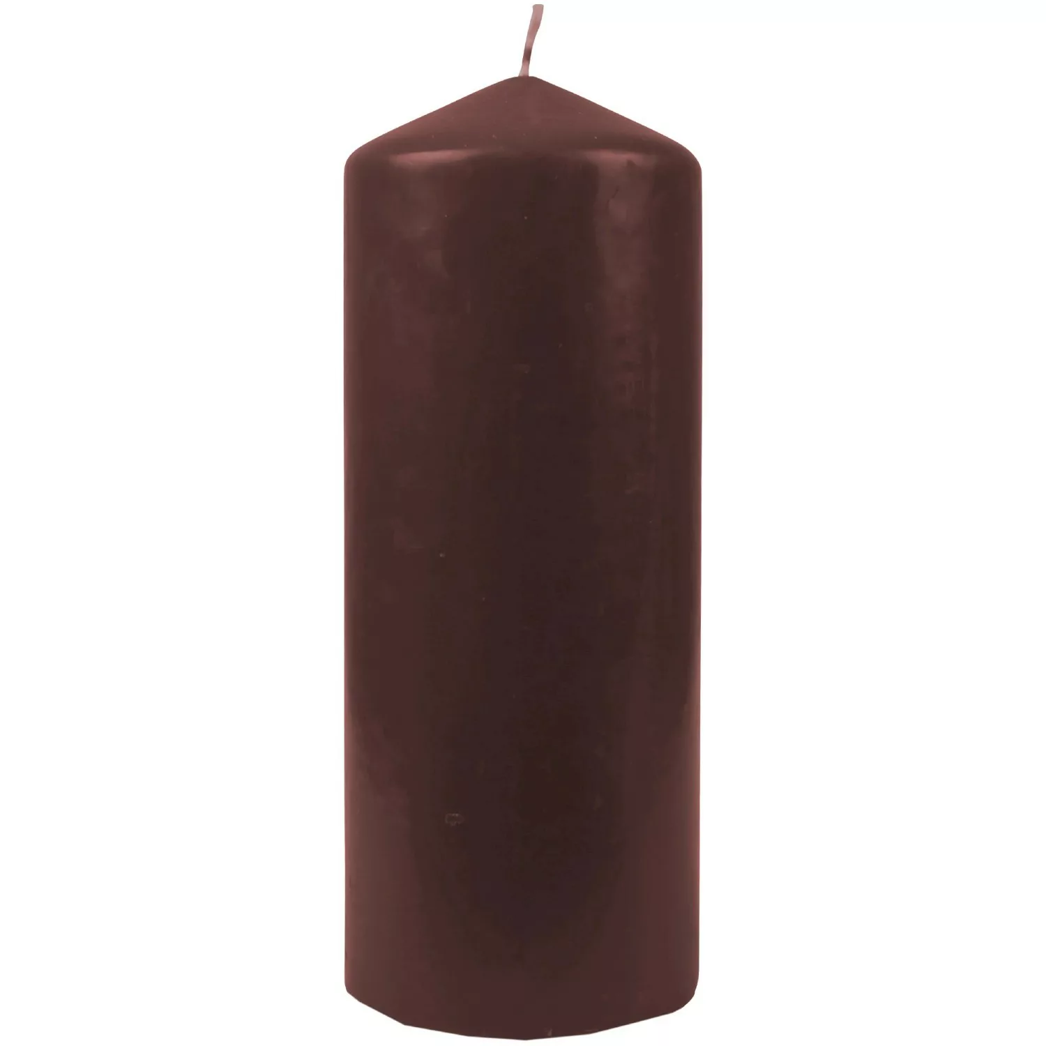 HS Candle Stumpenkerzen Ø6cm Braun Dunkel günstig online kaufen