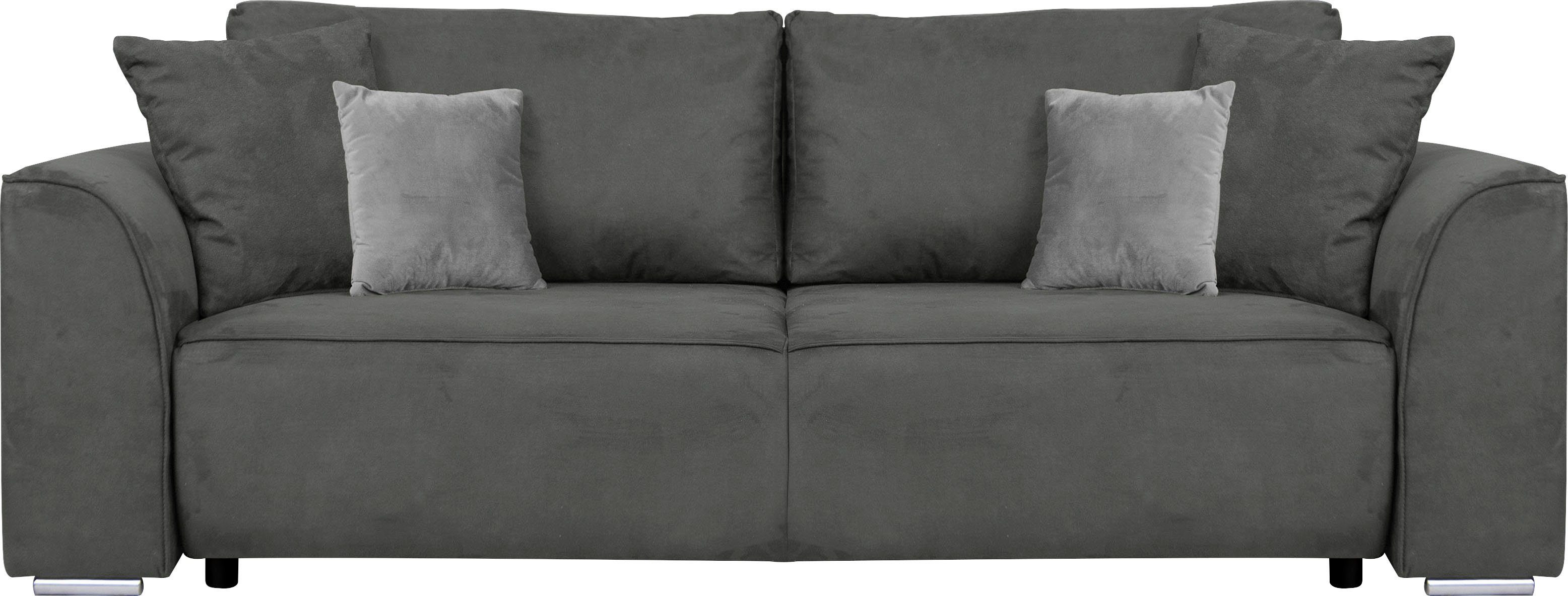 INOSIGN 3-Sitzer Beatrice Schlafsofa, wahlweise auch mit Bettfunktion und B günstig online kaufen