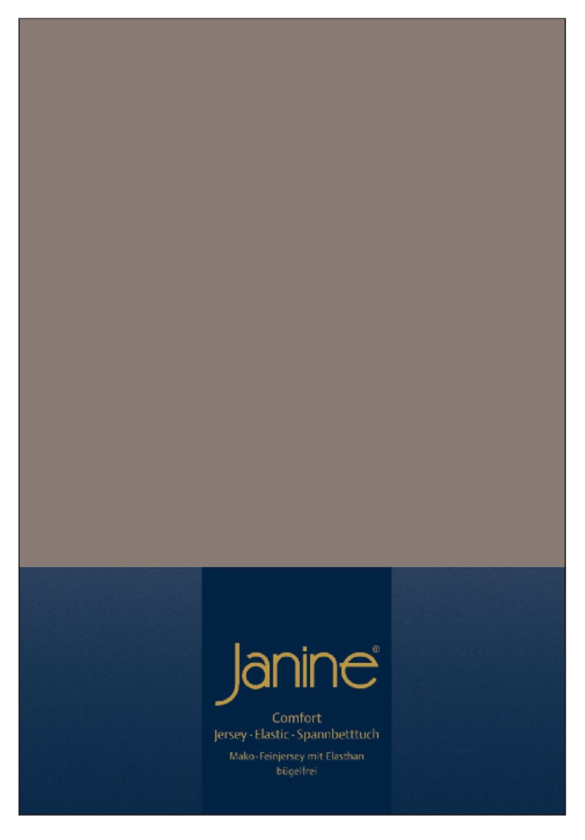 Janine Spannbetttuch Comfort - Elastic-Jersey, Mako-Feinjersey, Bettlaken T günstig online kaufen