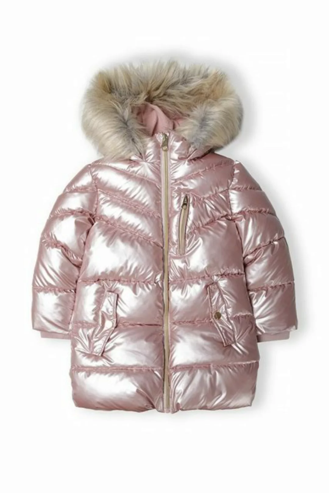 MINOTI Winterjacke mit flauschiger Kapuze (3-14y) günstig online kaufen