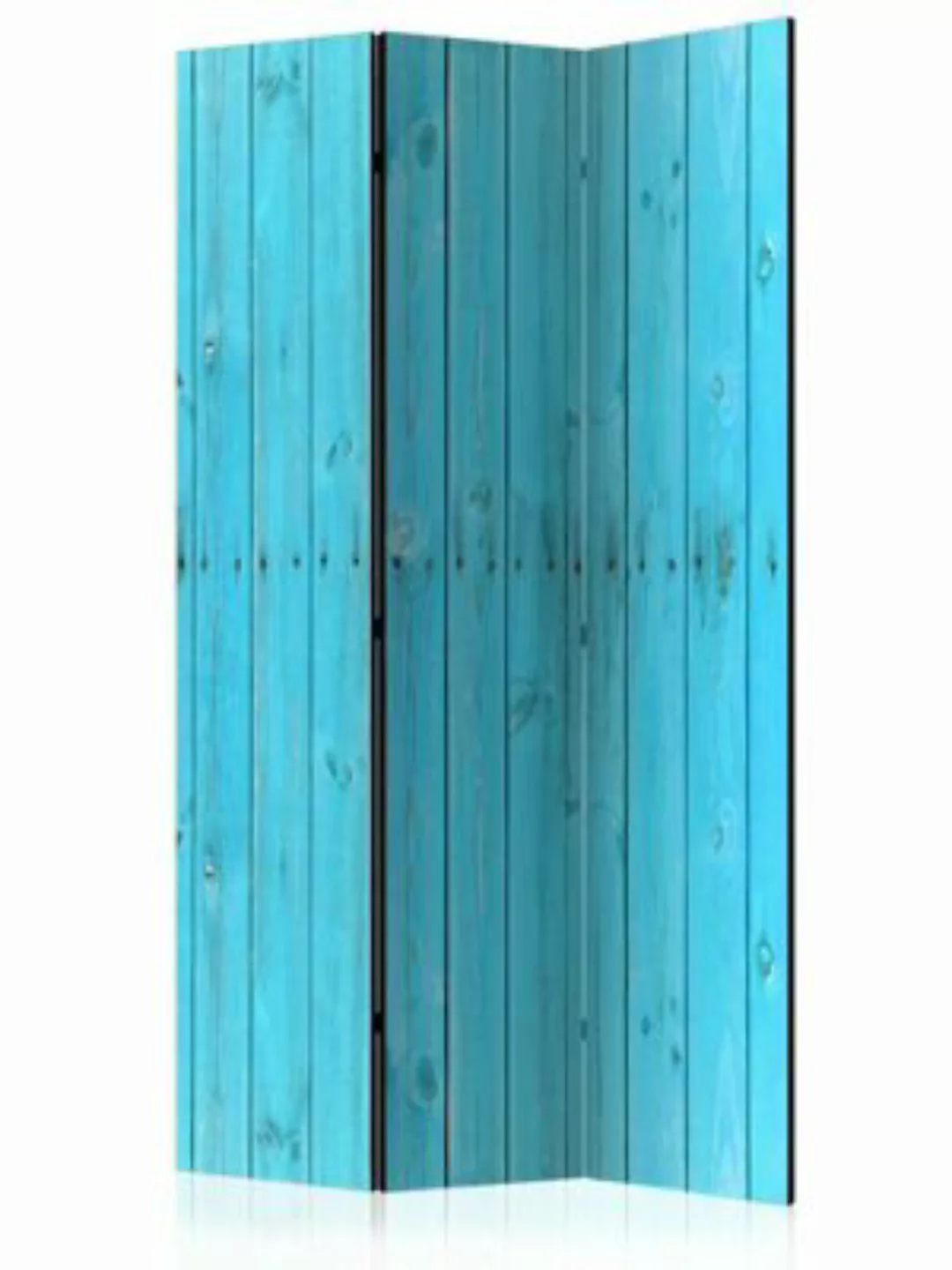 artgeist Paravent The Blue Boards [Room Dividers] blau Gr. 135 x 172 günstig online kaufen