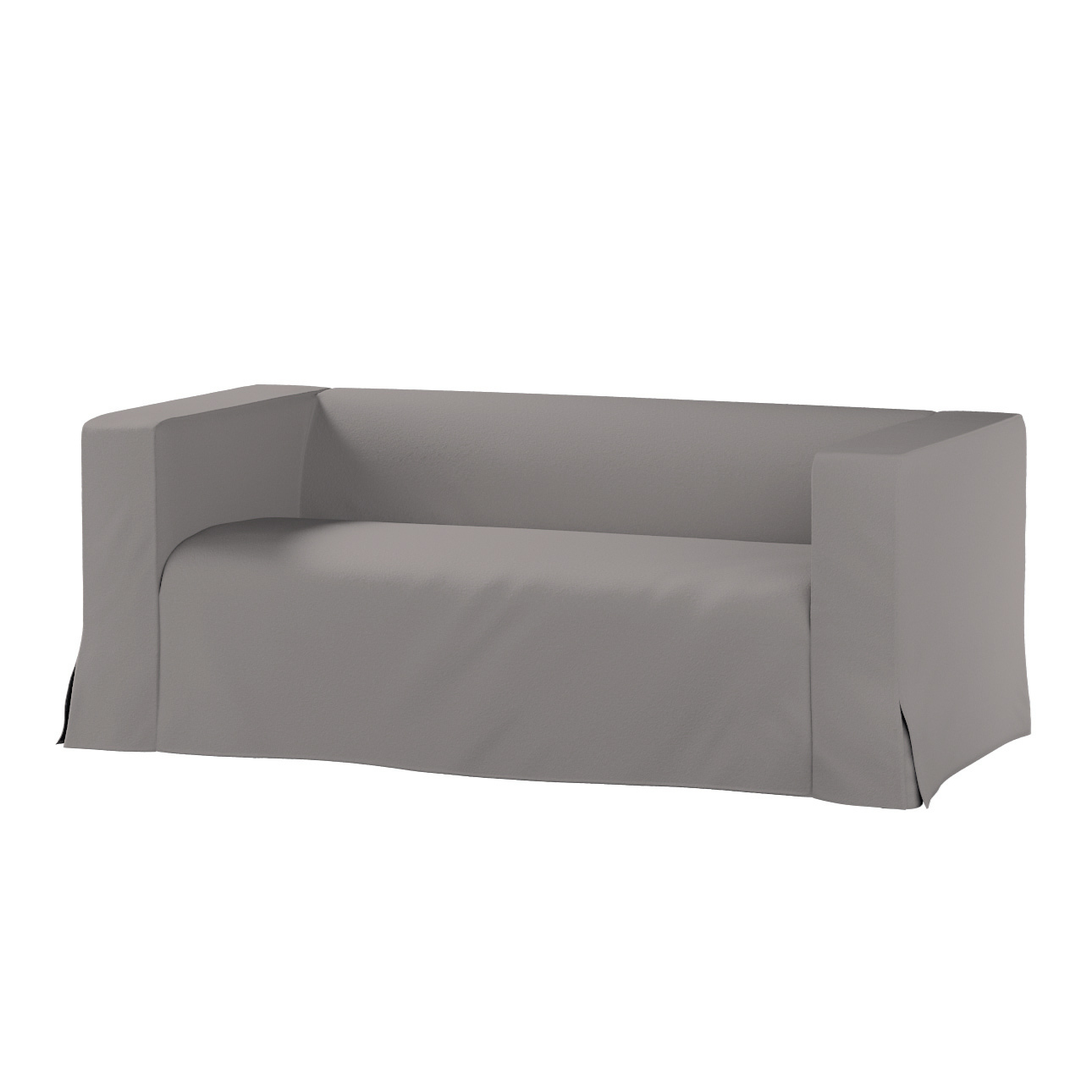 Bezug für Klippan 2-Sitzer Sofa, lang mit Kellerfalte, beige, Klippan 2-er, günstig online kaufen