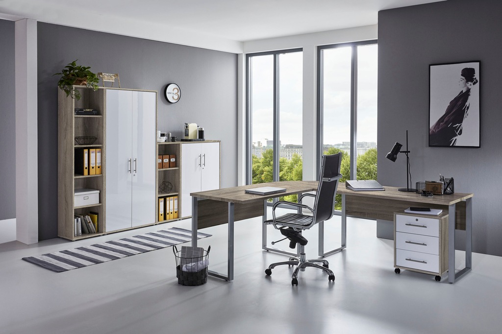 BMG Möbel Büromöbel-Set "Tabor Office", (Set, 8 tlg.) günstig online kaufen