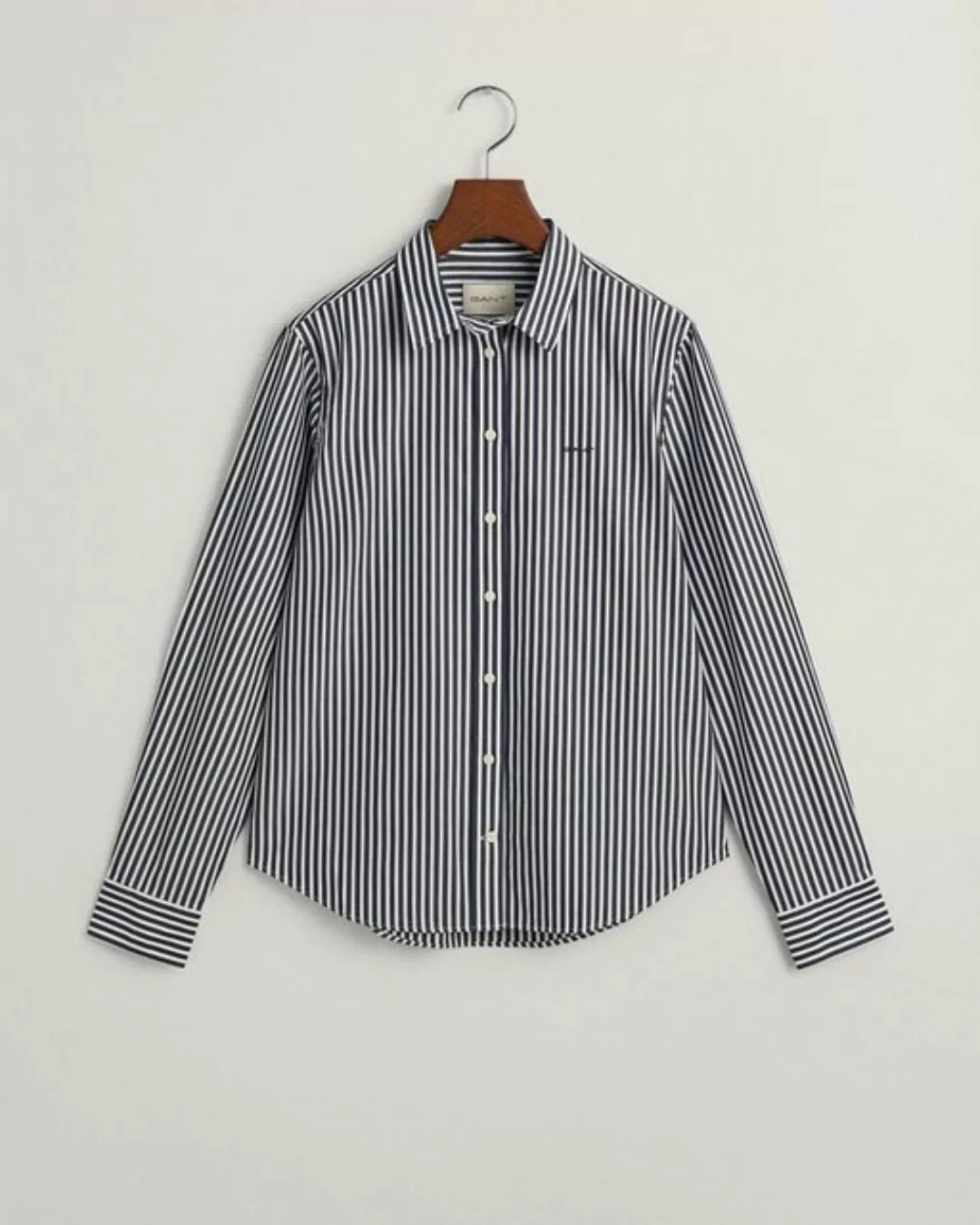 Gant Hemdbluse REG POPLIN STRIPED SHIRT mit einer kleinen Logostickerei auf günstig online kaufen