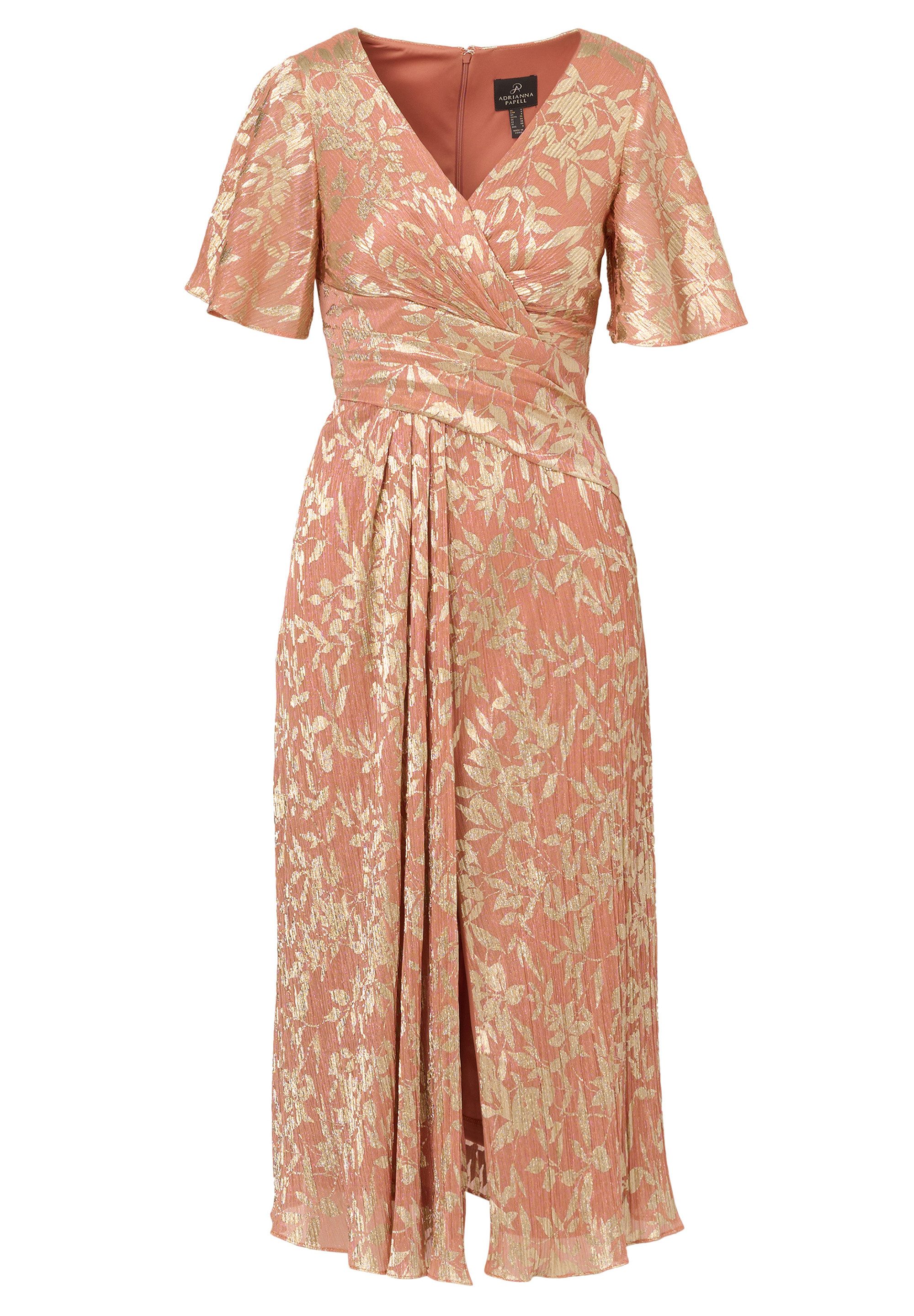 Adrianna Papell Cocktailkleid Foil Leaf Draped günstig online kaufen