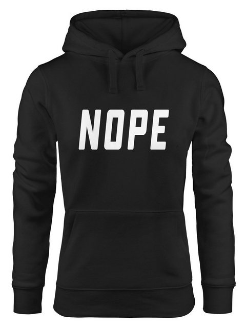 MoonWorks Hoodie Kapuzen-Pullover Damen NOPE Hoodie günstig online kaufen