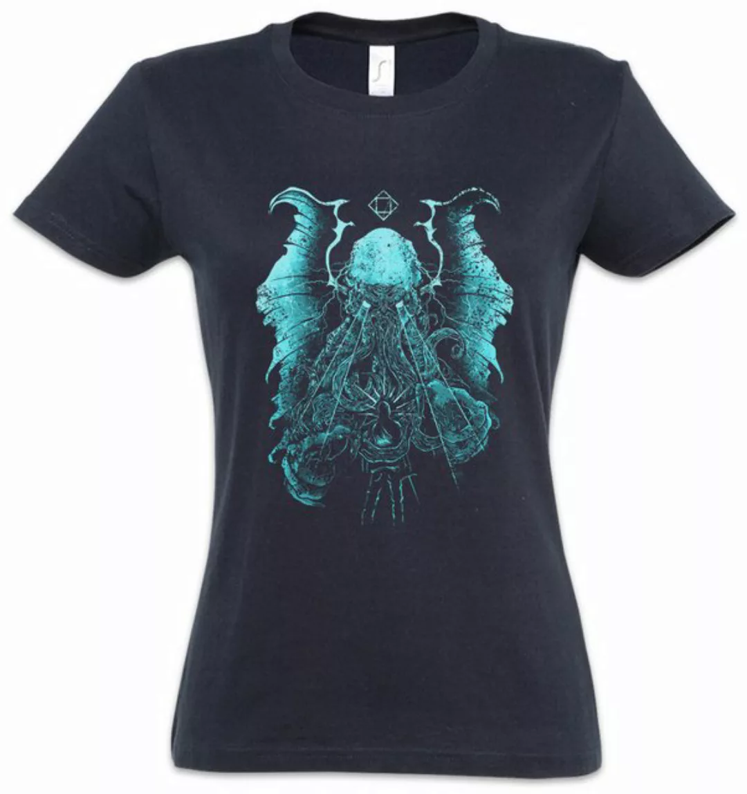 Urban Backwoods Print-Shirt Lightning Cthulhu Damen T-Shirt Horror Arkham H günstig online kaufen