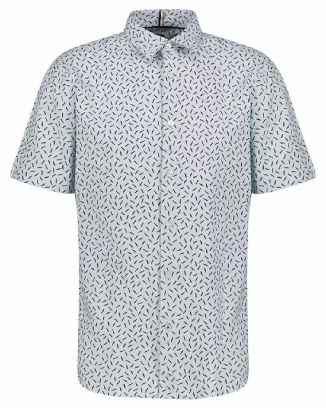 BOSS Langarmhemd Herren Kurzarm-Hemd ROAN KEN Slim Fit (1-tlg) günstig online kaufen