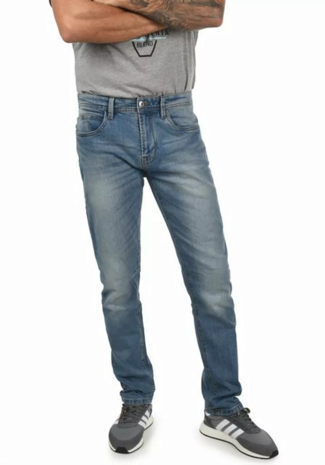 Indicode 5-Pocket-Jeans IDQuebec Denim Hose im Washed-Out Look günstig online kaufen