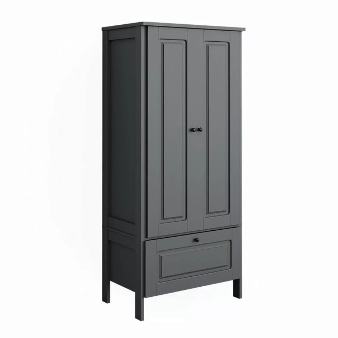 VitaliSpa® Kleiderschrank Ajaton, Grau, 83.3 x 187 cm günstig online kaufen