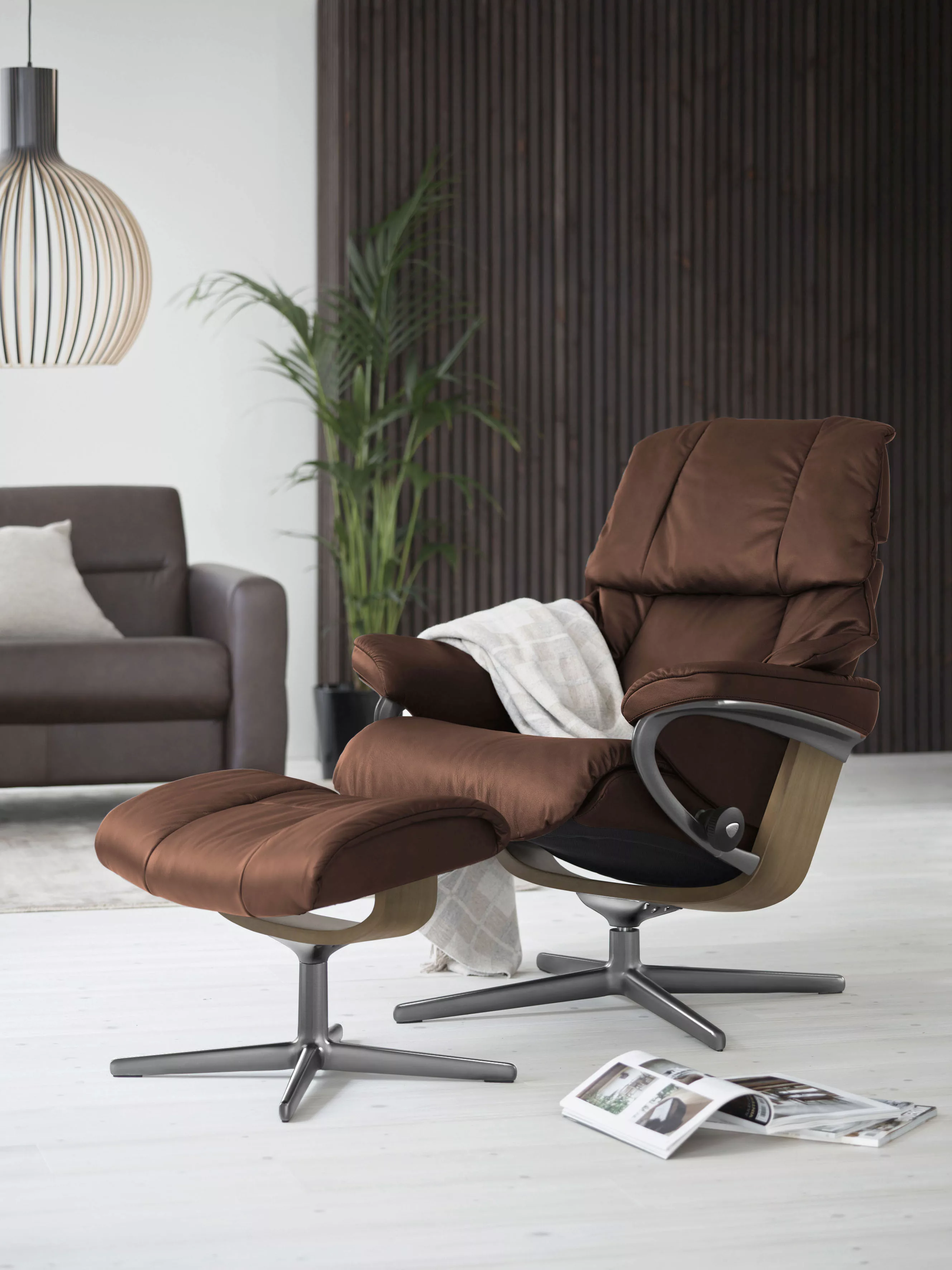 Stressless® Relaxsessel »Reno«, (Set, Relaxsessel mit Hocker), mit Hocker, günstig online kaufen