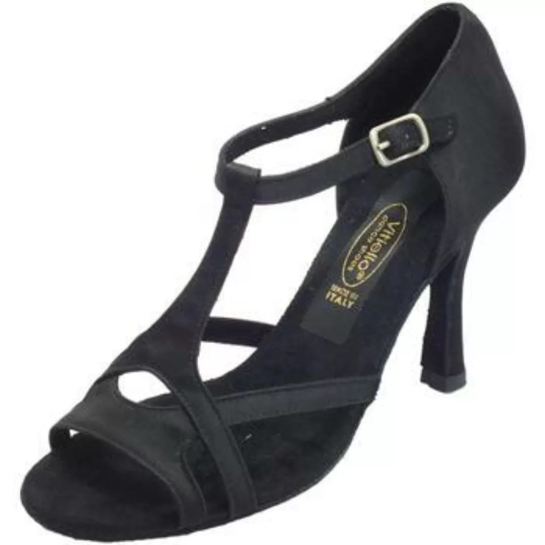 Vitiello Dance Shoes  Sandalen 402 Raso nero forma günstig online kaufen