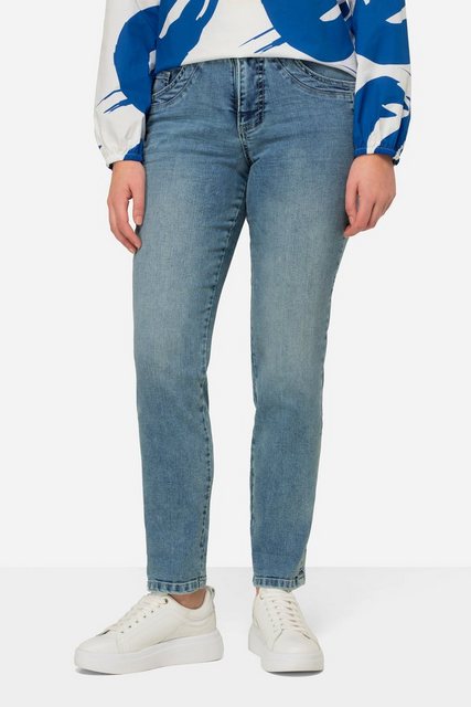 Laurasøn 5-Pocket-Jeans Jeans Straight Fit 5-Pocket Wascheffekte günstig online kaufen