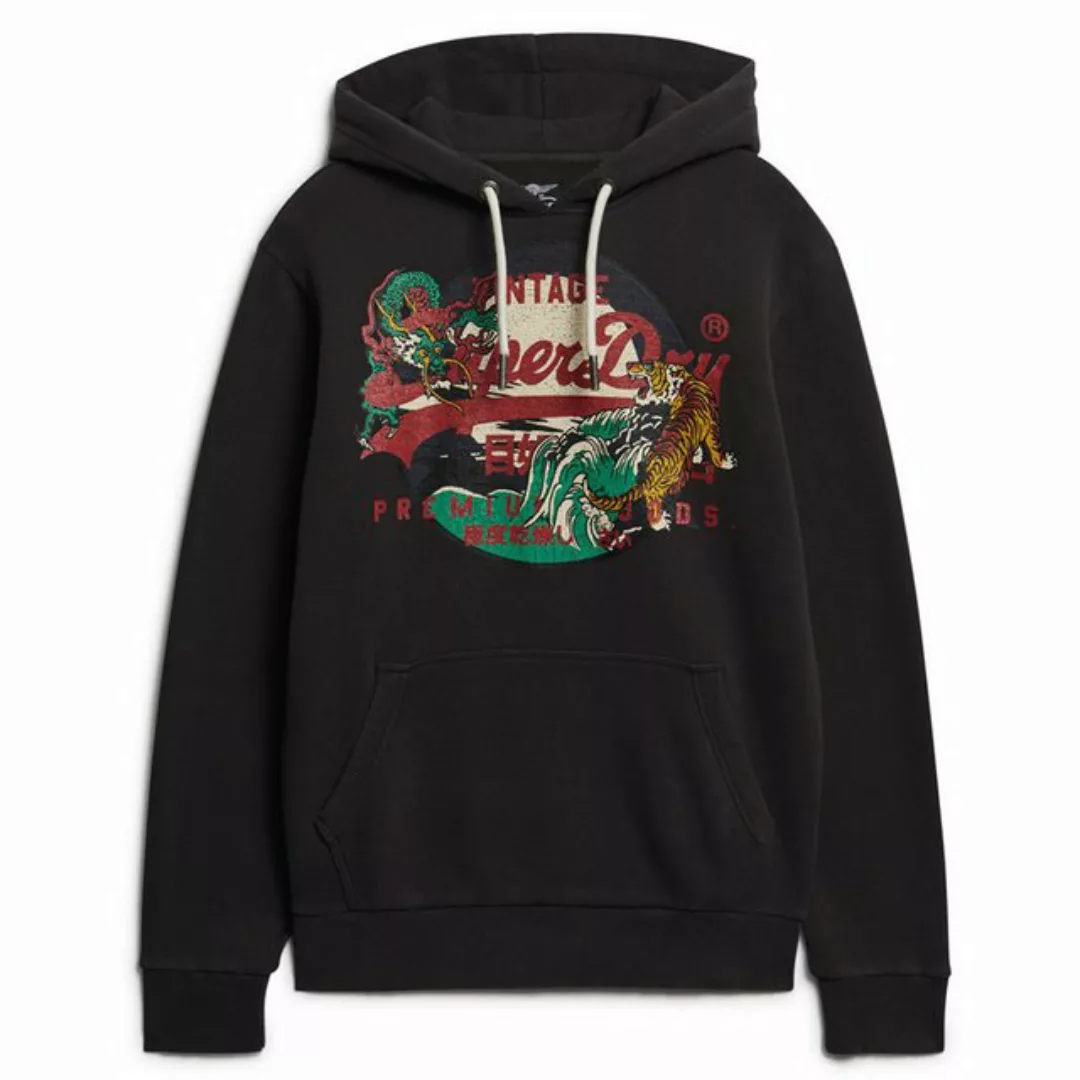 Superdry Sweatshirt Herren Hoodie - Tokyo VI Graphic Hoodie, Cracked günstig online kaufen