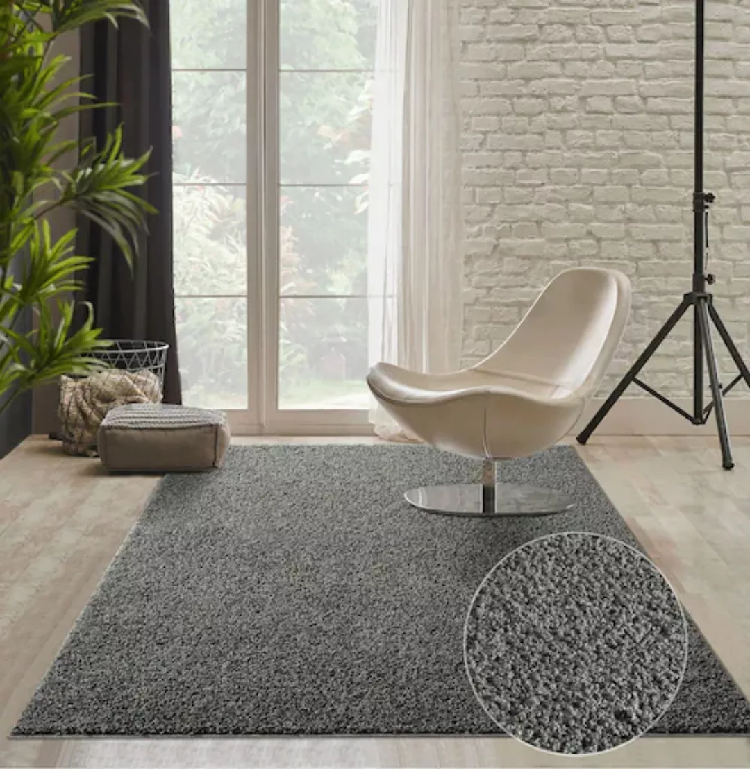 the carpet Teppich »Foxy«, rechteckig, 30 mm Höhe, Wohnzimmer Teppich Hochf günstig online kaufen