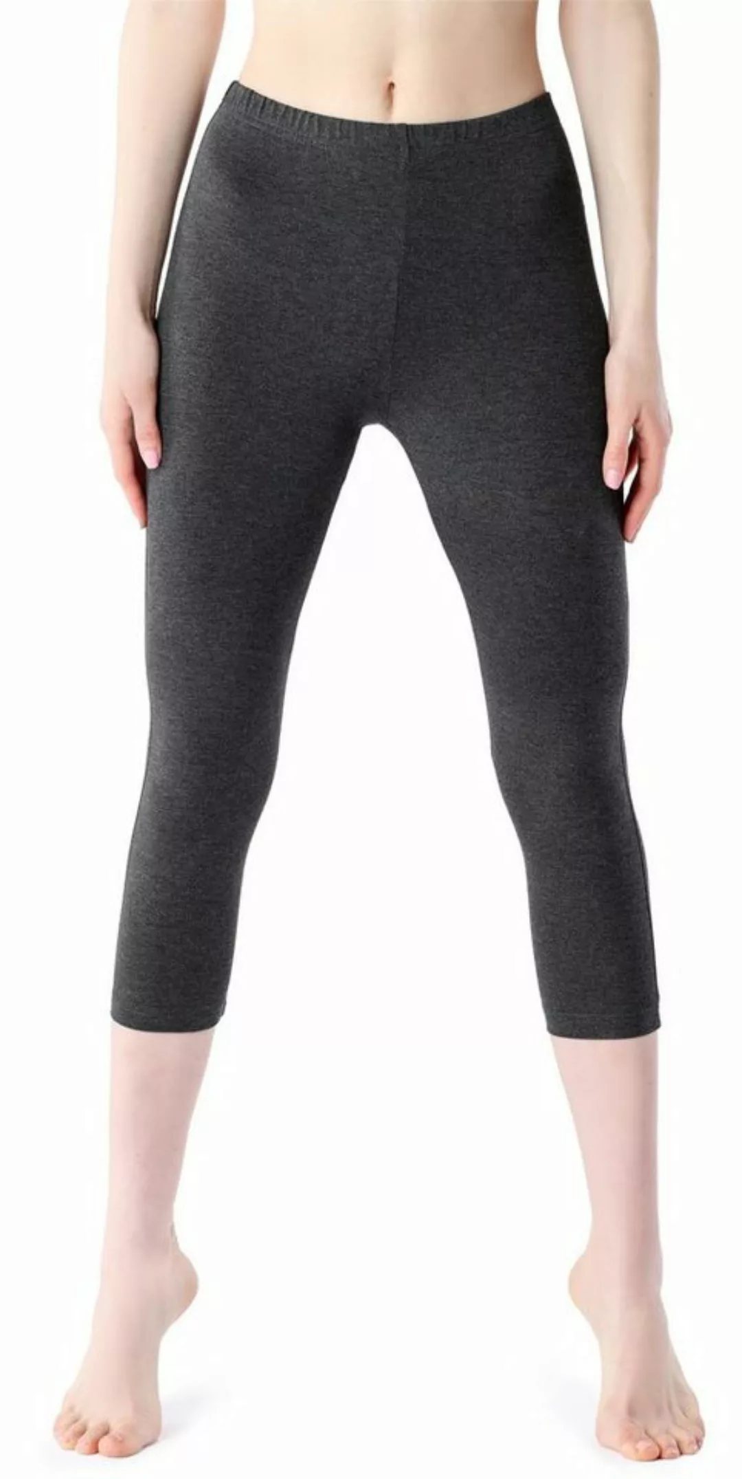 Bellivalini Leggings Damen Hose 3/4 aus Viskose BLV50-204 (1-tlg) elastisch günstig online kaufen