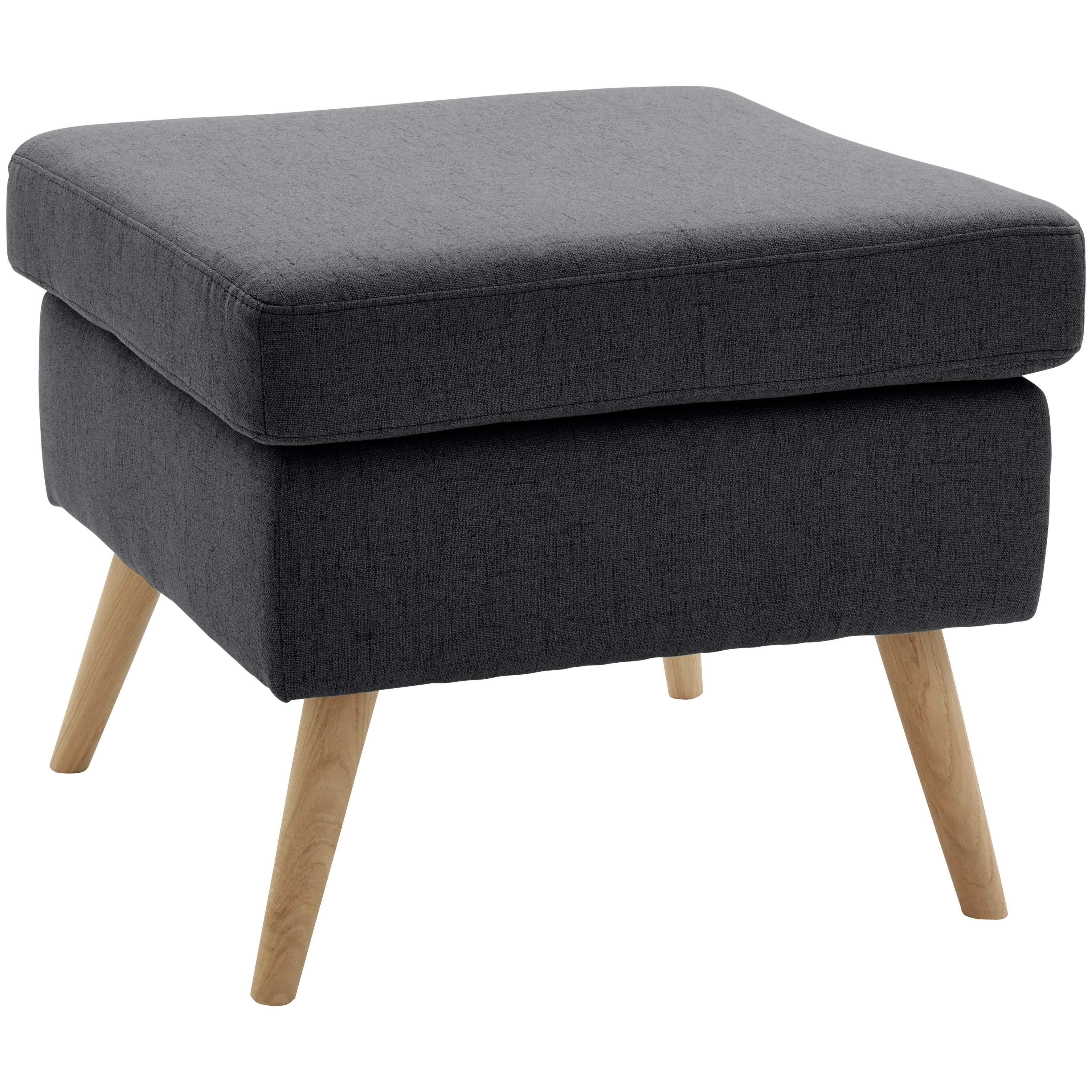 Home affaire Hocker "Salla", Bezug auch in Luxus-Microfaser in Teddyfellopt günstig online kaufen