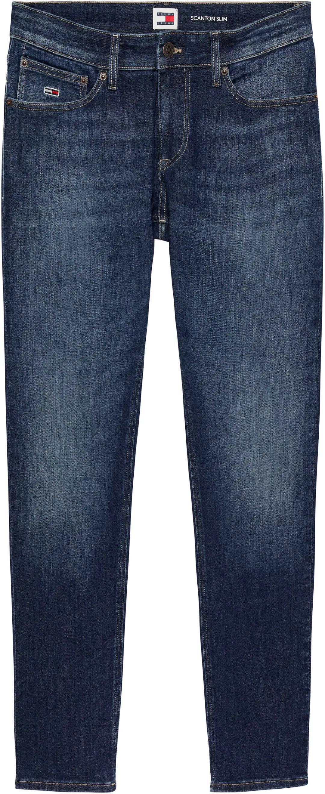 Tommy Jeans Plus Slim-fit-Jeans "SCANTON PLUS", mit Ledermarkenlabel günstig online kaufen