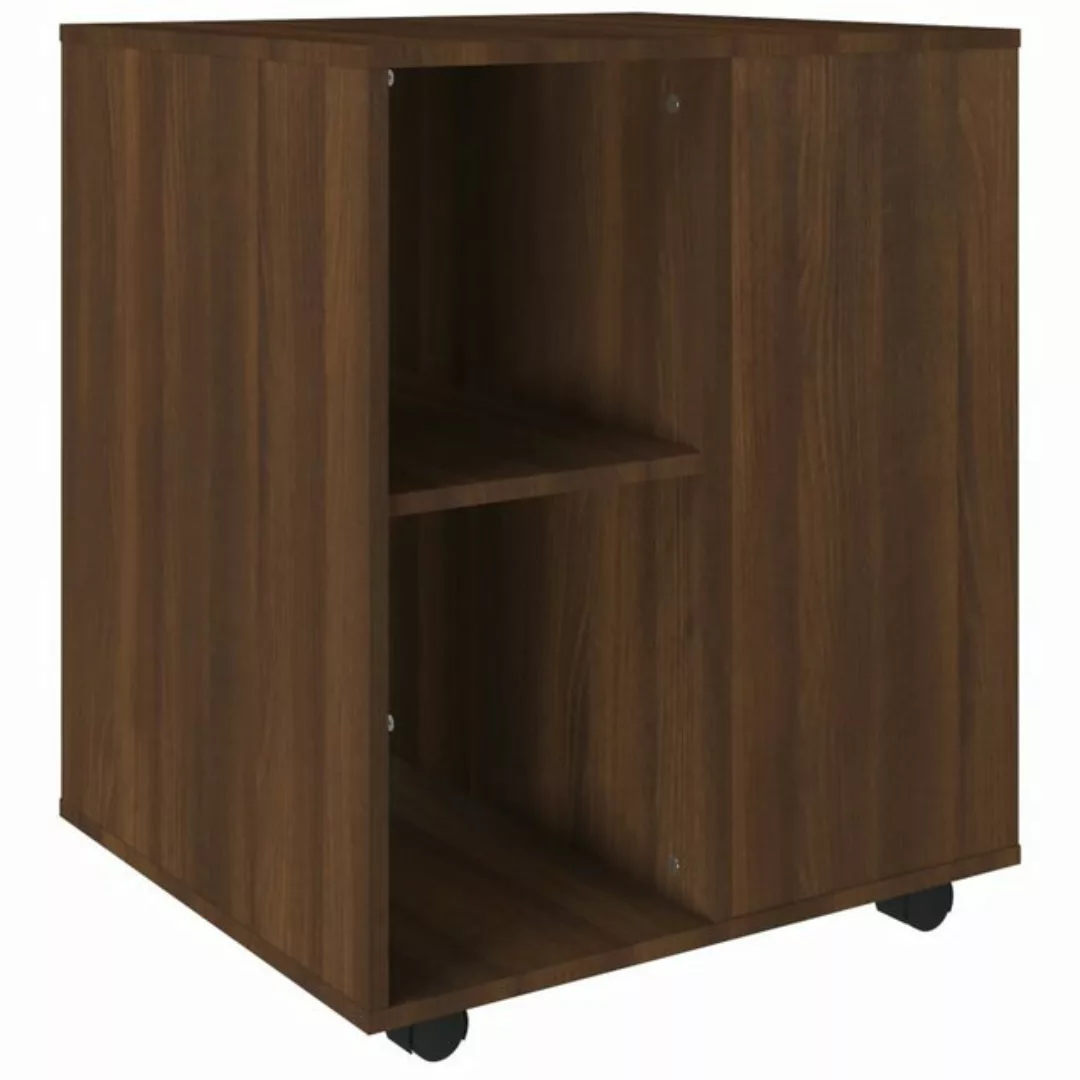 vidaXL Aktenschrank Rollschrank Braun Eichen-Optik 60x53x72 cm Spanplatte günstig online kaufen