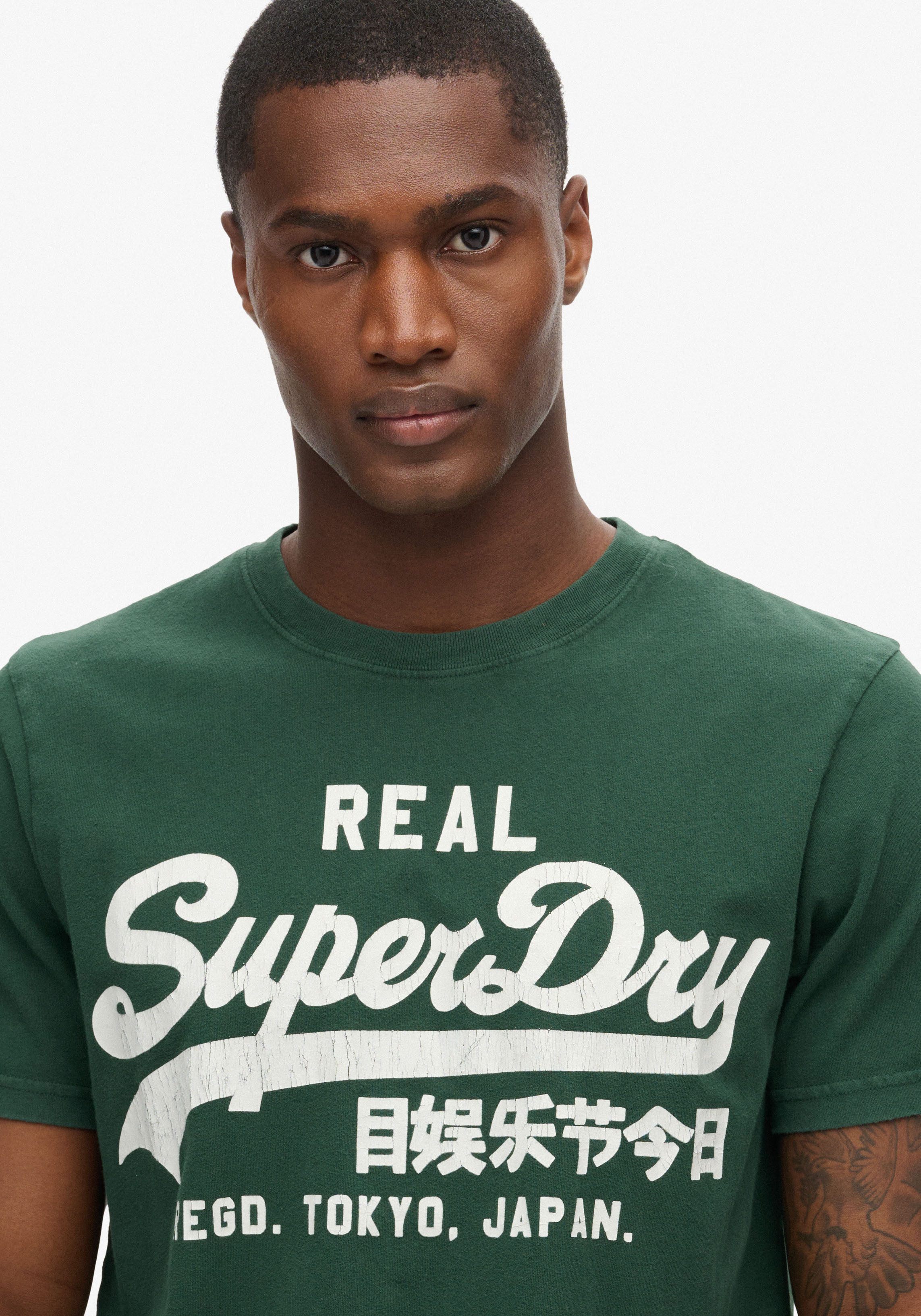Superdry Rundhalsshirt CLASSIC VL GRAPHIC T günstig online kaufen