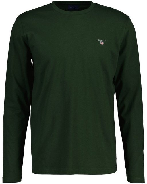 Gant T-Shirt Herren Langarm T-Shirt - ORIGINAL LS, Rundhals günstig online kaufen