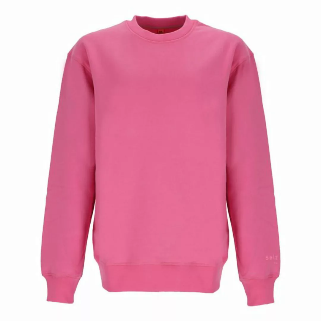 salzhaut Rundhalspullover Damen Pullover Olben unifarben - Oversize Pulli R günstig online kaufen