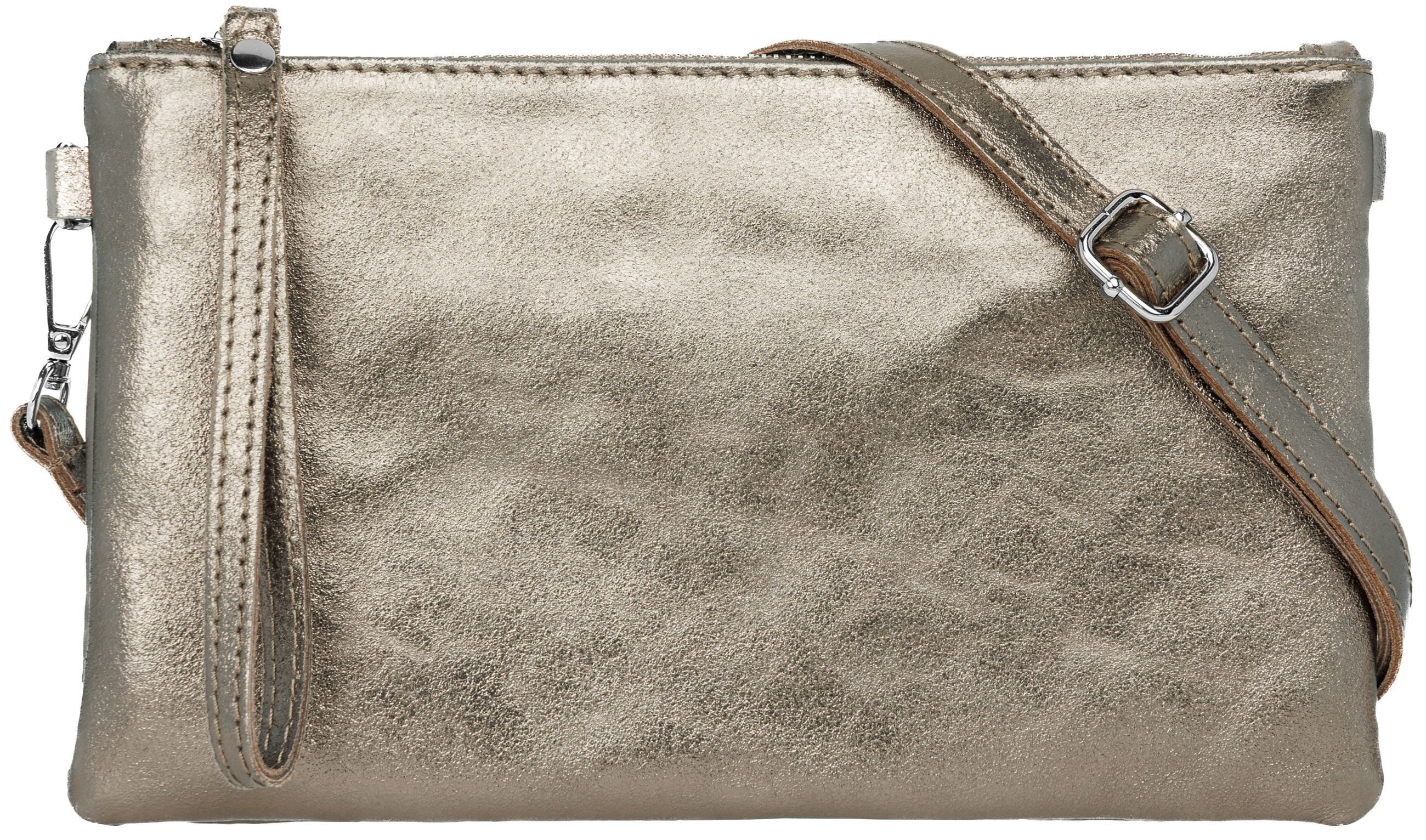 Caspar Clutch Leder Abendtasche Damen Umhängetasche günstig online kaufen