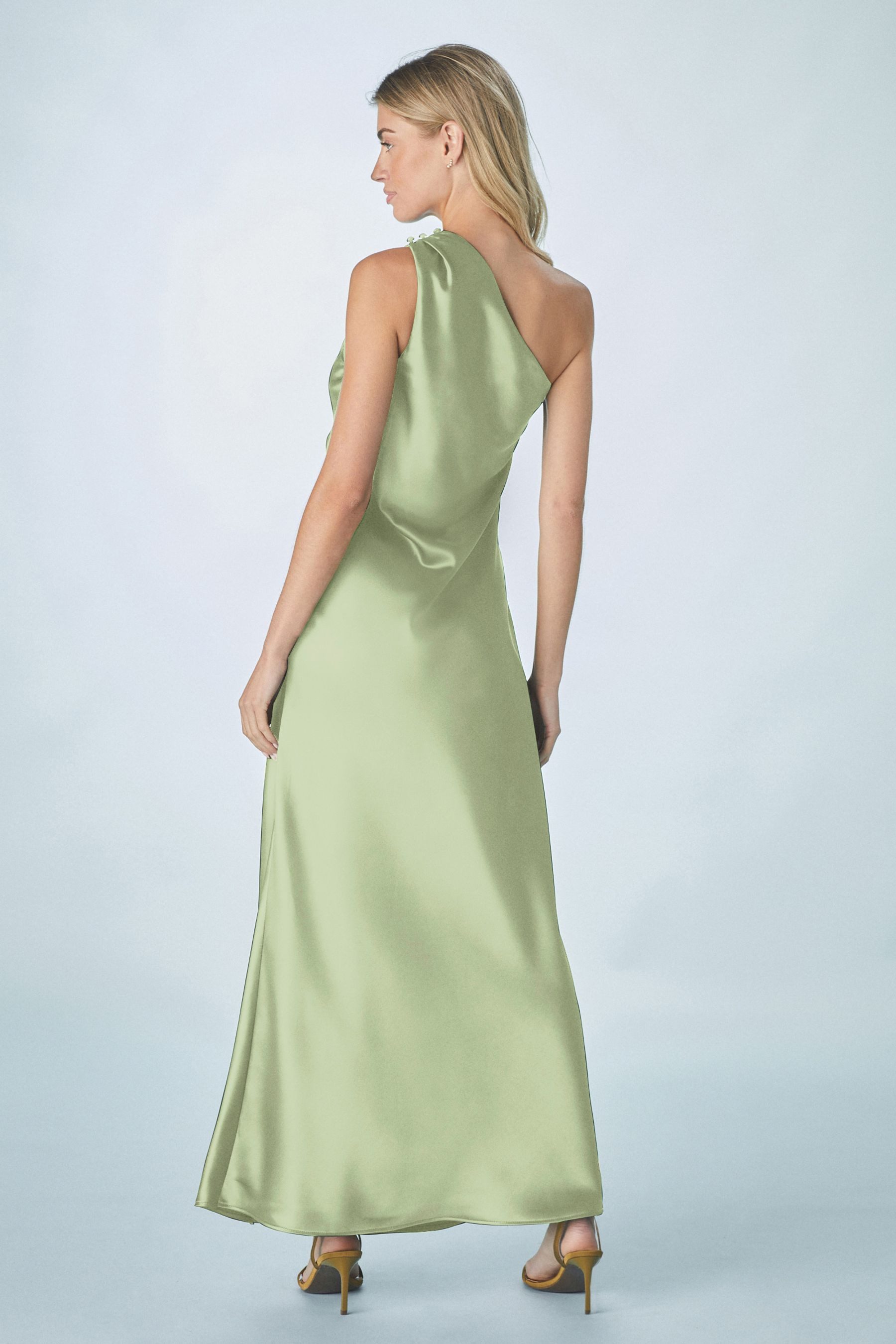 Next Satinkleid Maxi-Brautjungfernkleid aus Satin mit günstig online kaufen
