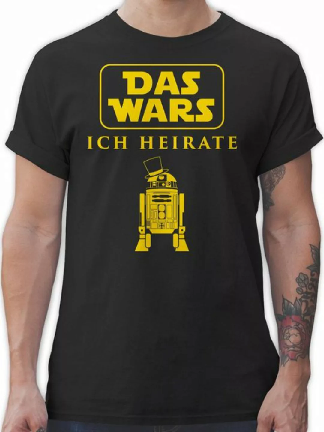 Shirtracer T-Shirt Das Wars JGA Ich Heirate JGA Männer günstig online kaufen